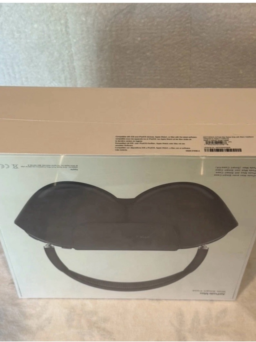 Apple Vision Pro headset in gray and black